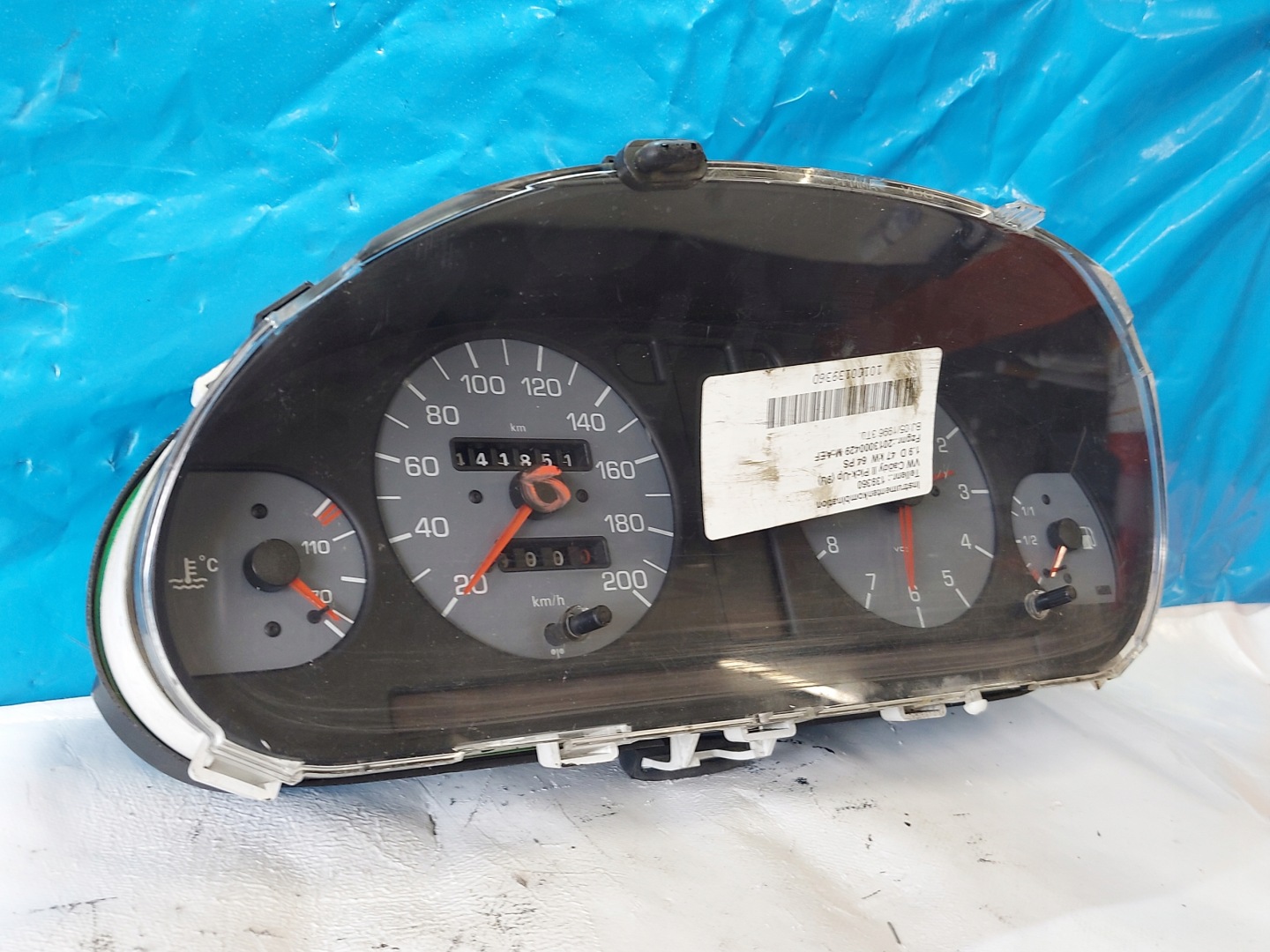 dials clock VW CADDY PICK-UP 9U 1.9D 81117870