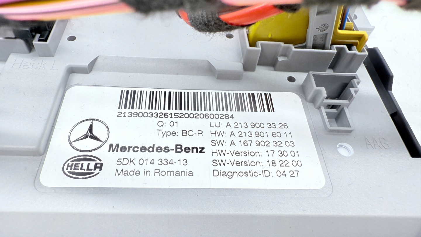 MERCEDES W238 AMG module control unit KOMFORTU A2139003326