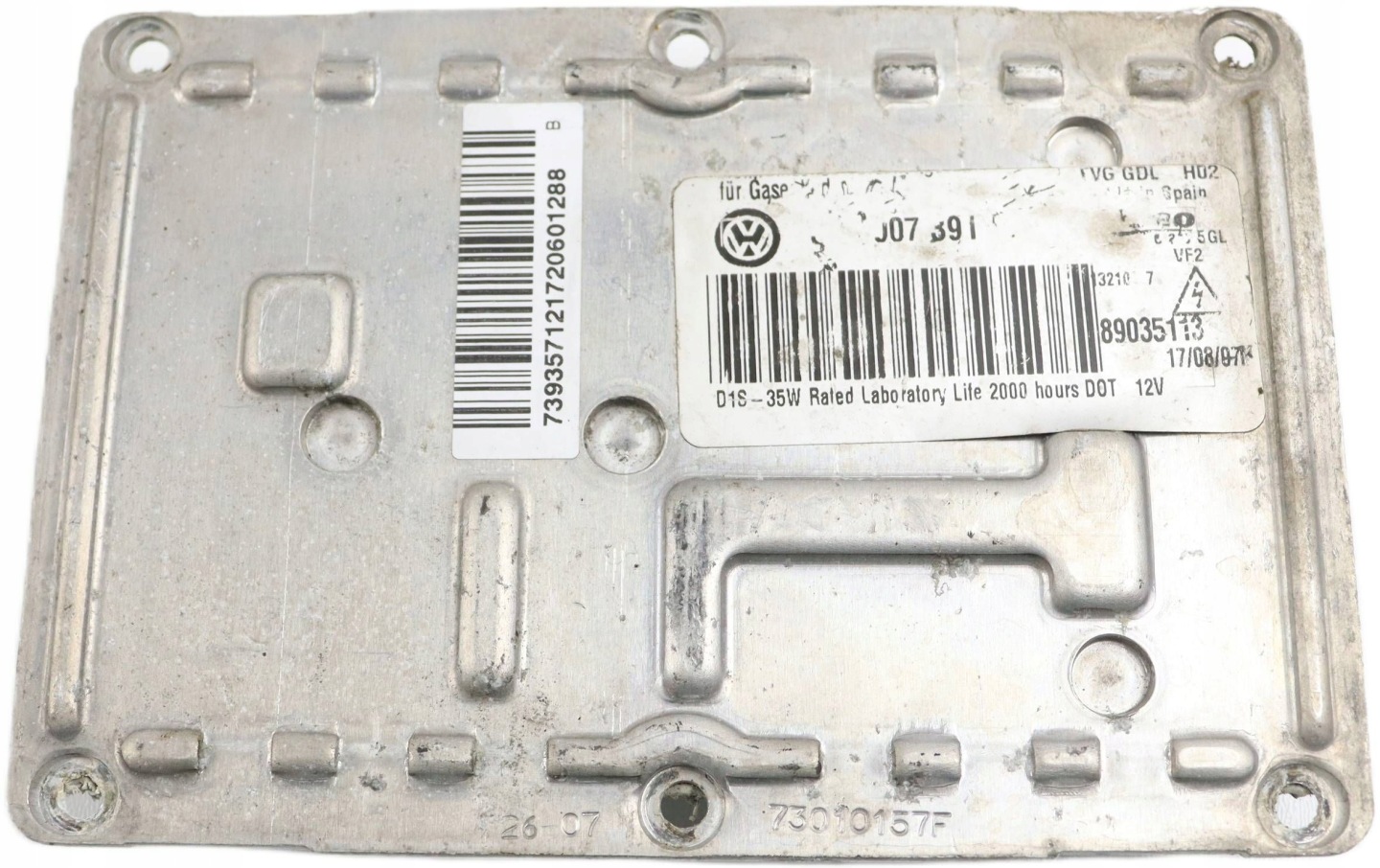 VW PASSAT B6 control unit XENON 3D0907391B 89035113