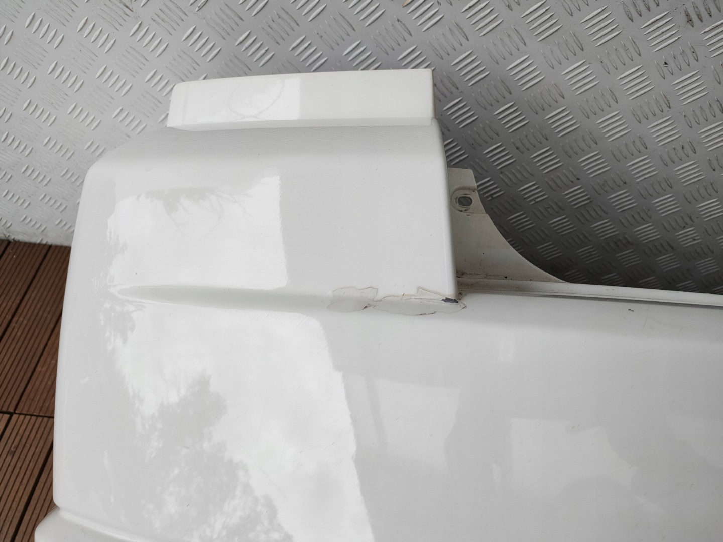 DODGE CALIBER 06-11 bumper rear complete rear part colour PW1