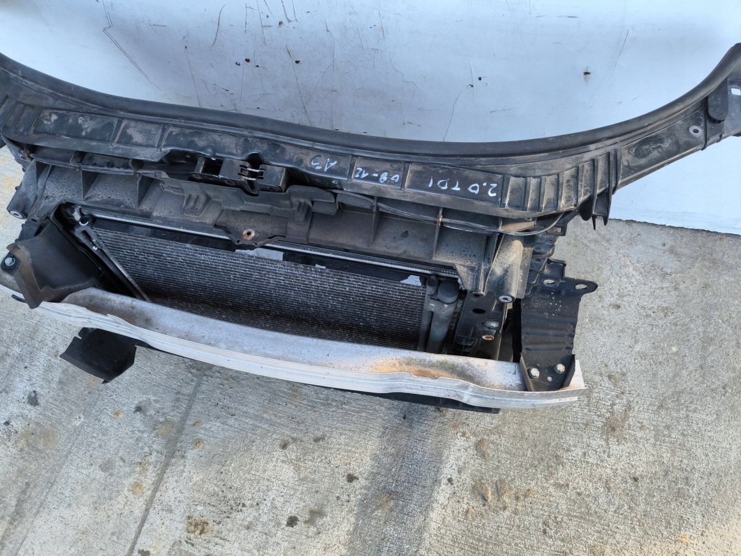 support panel for radiators complete AUDI A3 8P LIFT 2.0 TDI 2008-2011 complete !!!