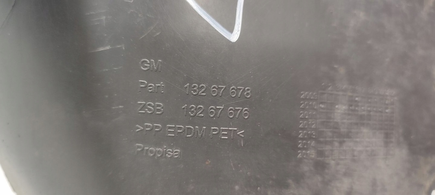 mudguard front front left Opel Meriva B