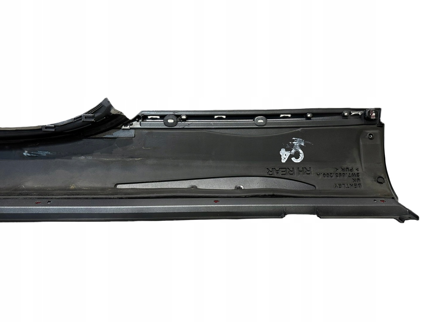 BENTLEY CONTINENTAL GT GTC threshold cap moulding threshold RH 3W8853852N