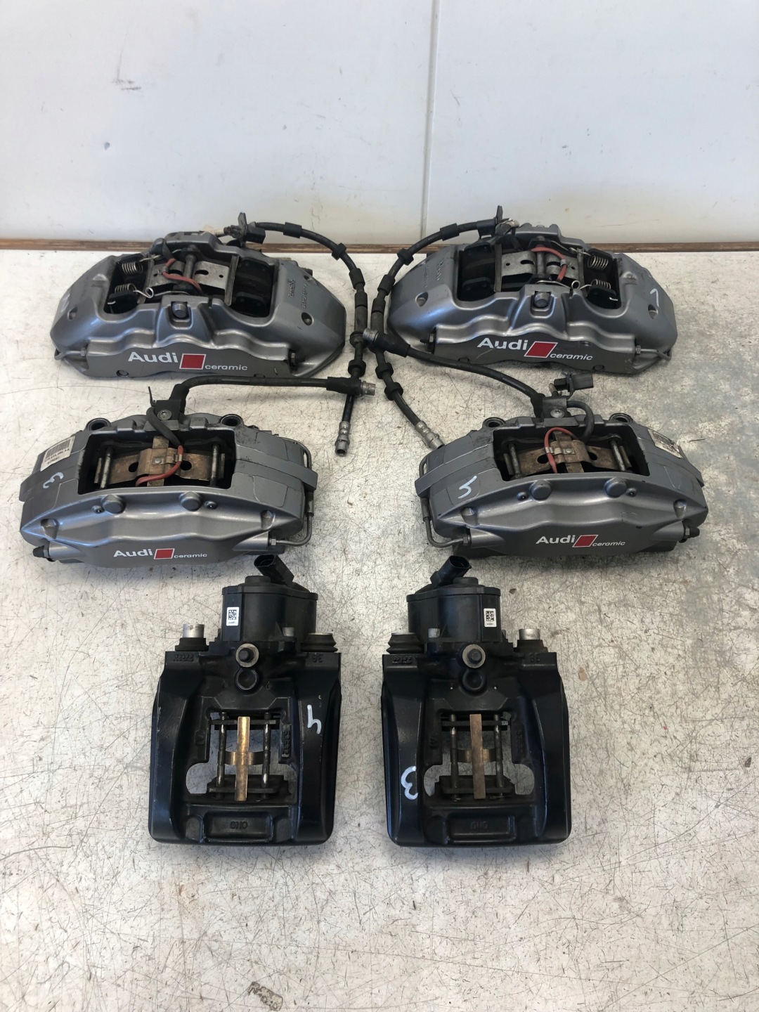 calipers brake CERAMIC AUDI R8 4S KOMPLET