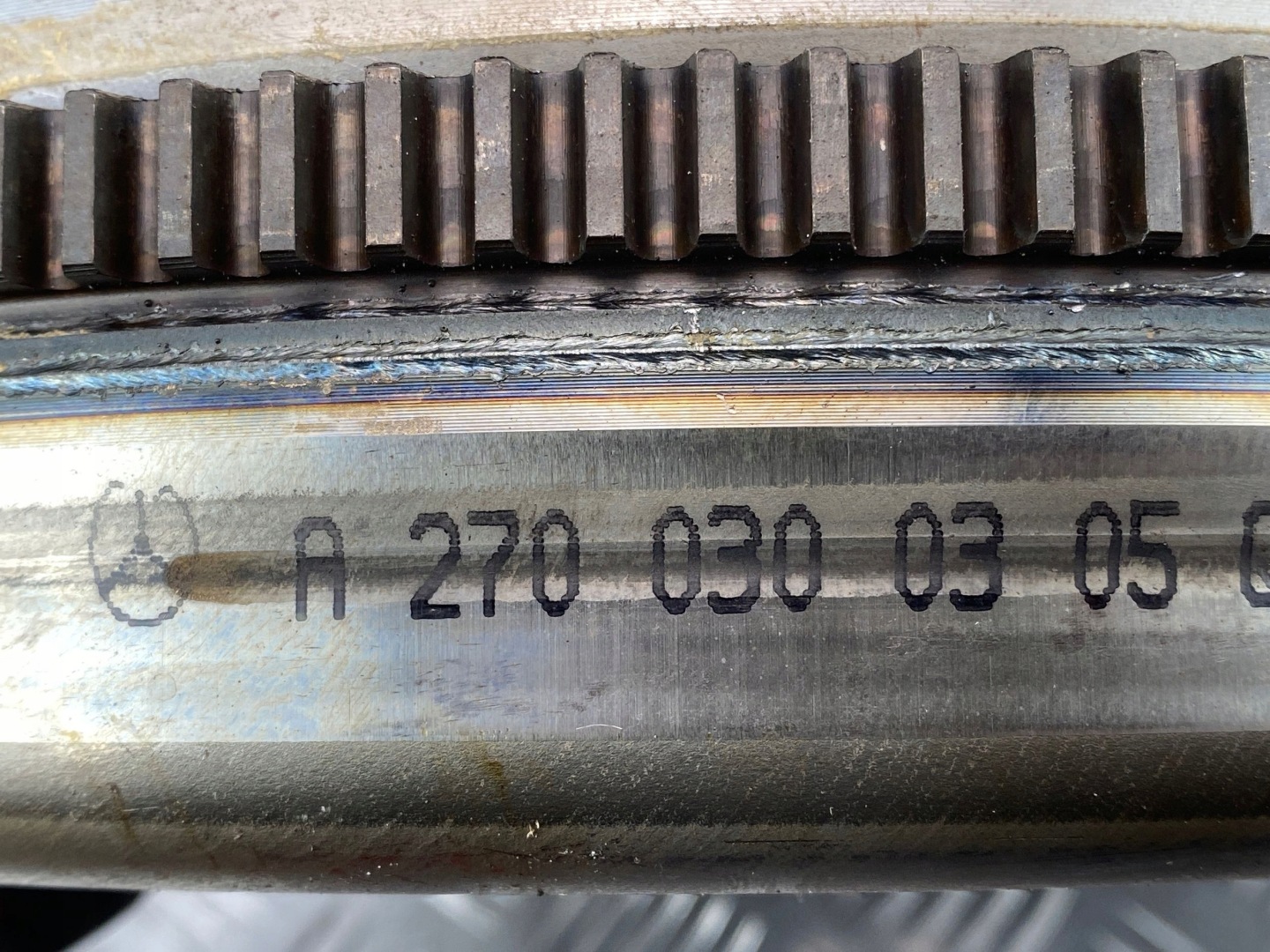 A W176 MERCEDES wheel flywheel A2700300305