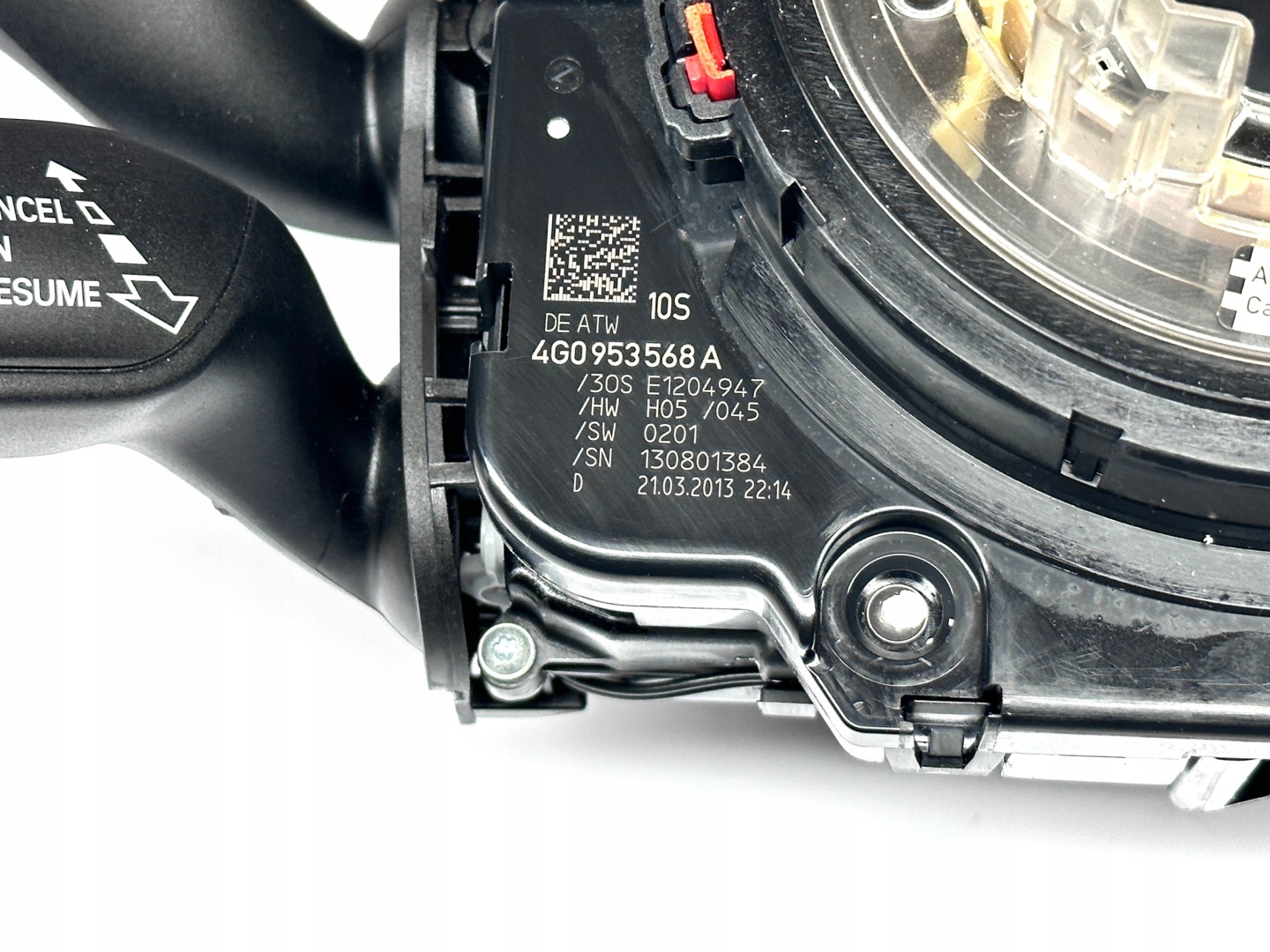 AUDI A6 C7 A7 4G steering wheel levers and controls MANETKA ring 4G0953568A, 4G0953502A