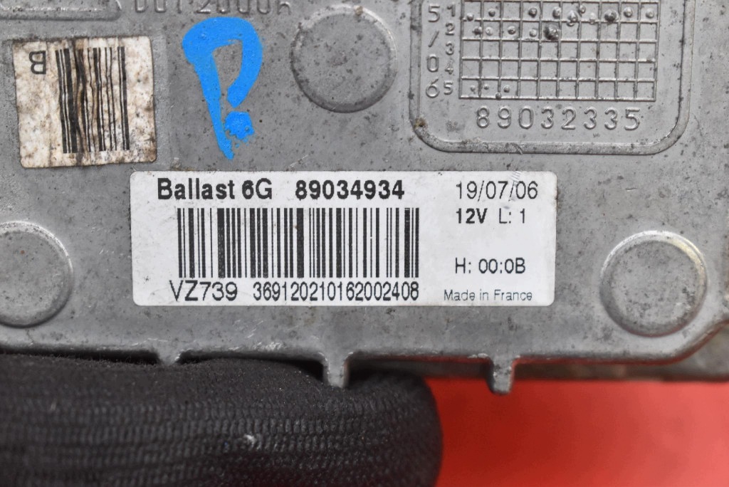 control unit XENON KSENON right 89034934 RENAULT CLIO 3 III 05-09
