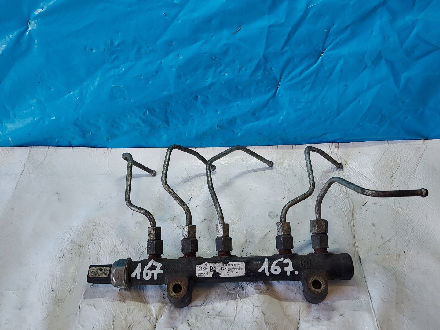 Rampe injection VOLVO V40 D2 1.6 HDI 968529758002