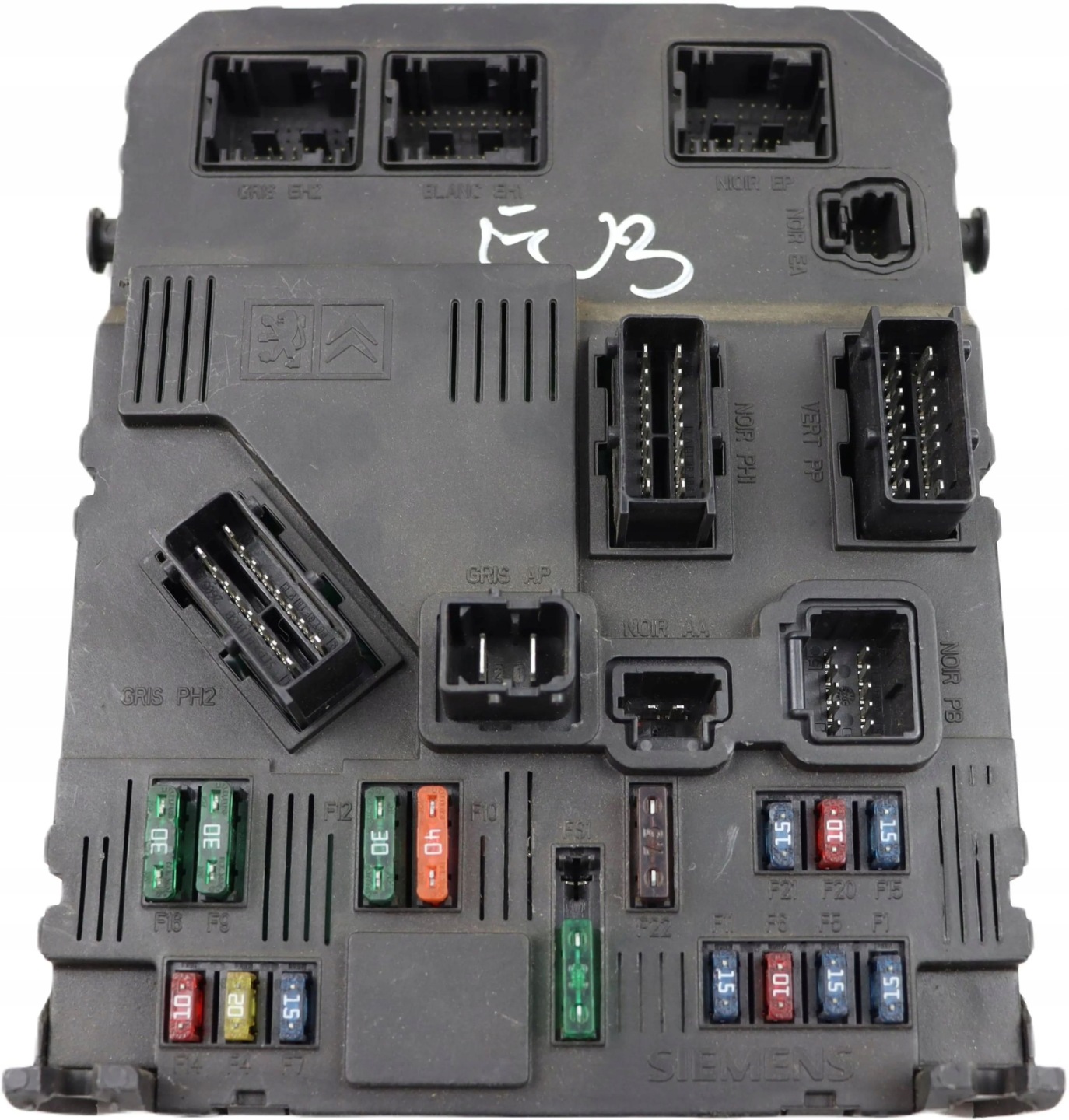 CITROEN PEUGEOT module control unit compartment BSI 9650584780 S118085120B
