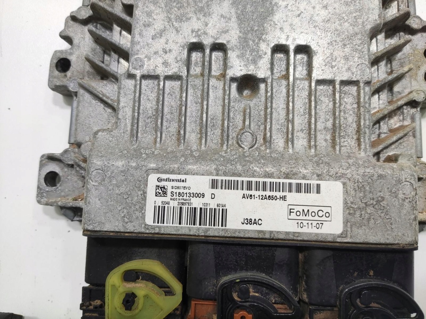 control unit computer of the engine FORD GRAND C-MAX MK2 1.6 TDCI 10- AV61-12A650-HE