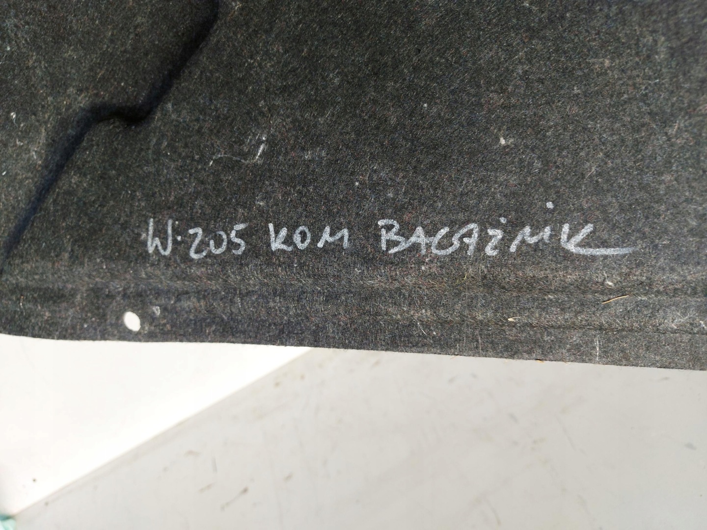 MERCEDES W205 C300e boot floor well A2056942100
