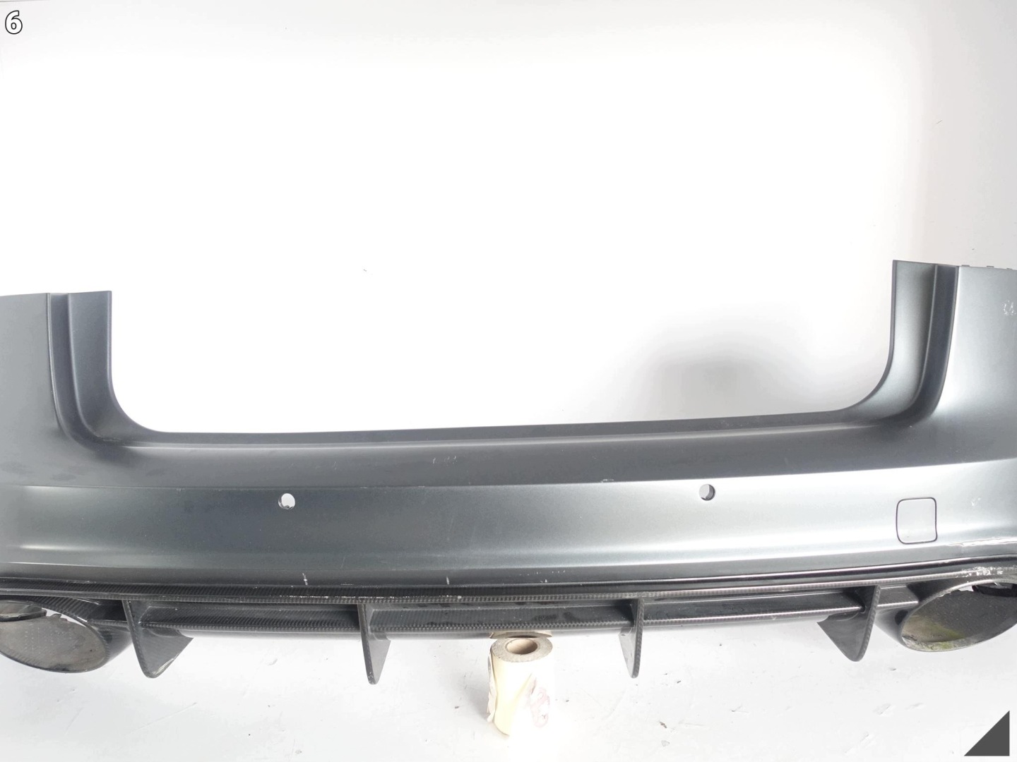 AUDI RS6 4G9 C7 LIFT 14-18 KOMBI/AVANT bumper rear part+SPOILER diffuser *CARBON*