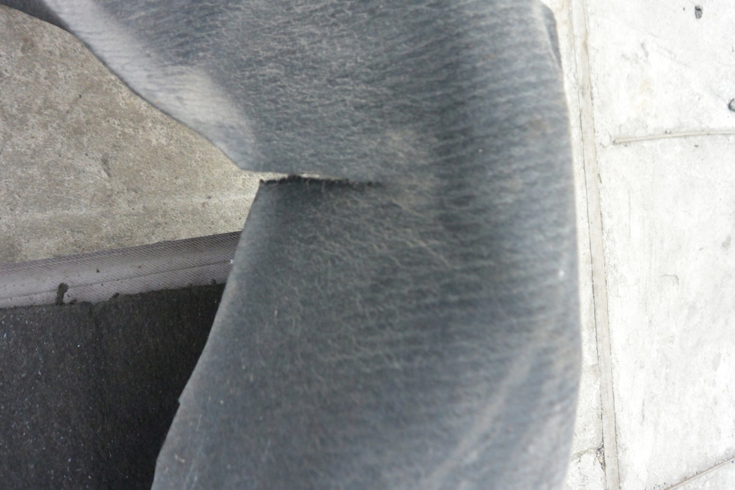 mudguard rear part right left TESLA MODEL S 12-16
