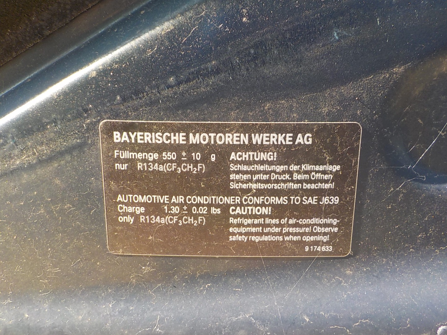 633 BMW F20 F21 11- Cofano