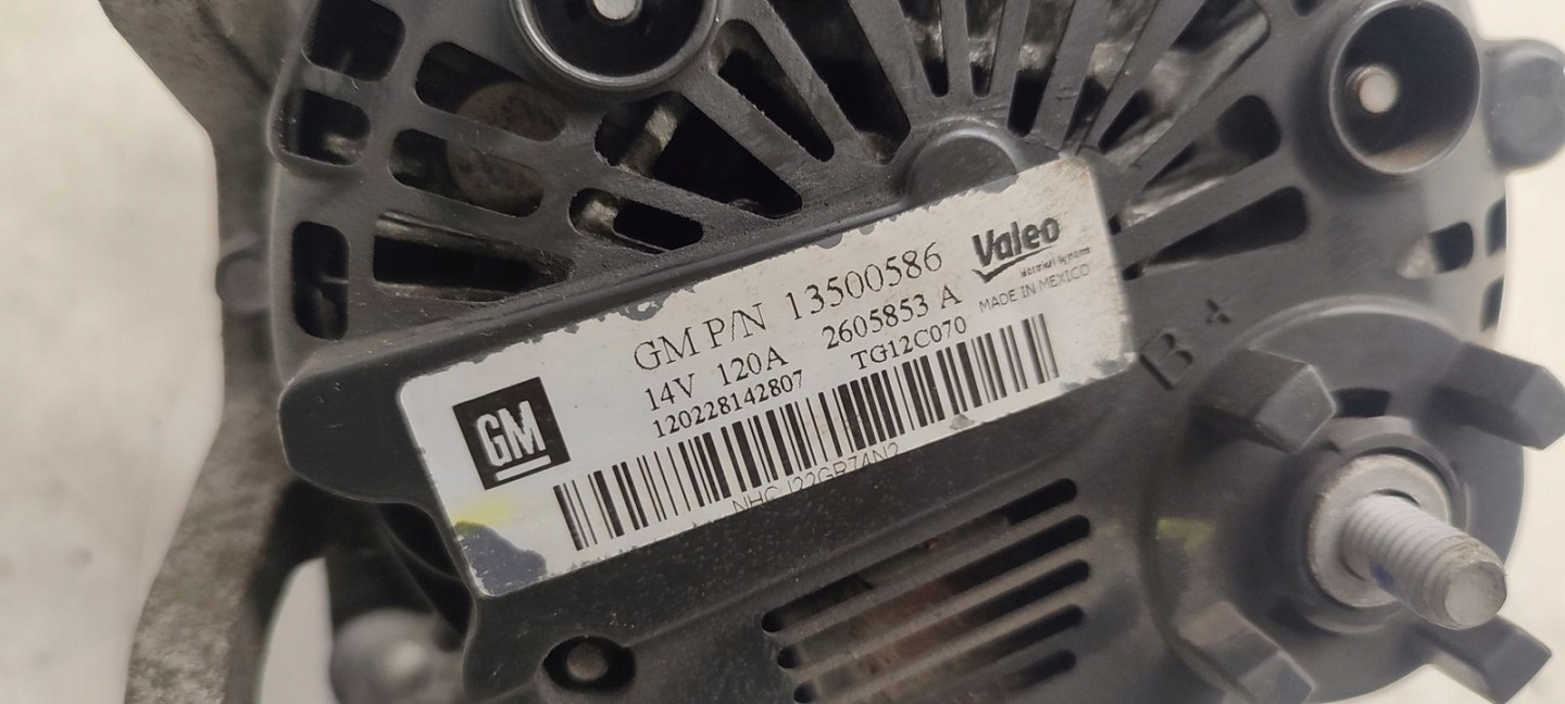 alternator Opel Zafira C 1,6 16V CNG
