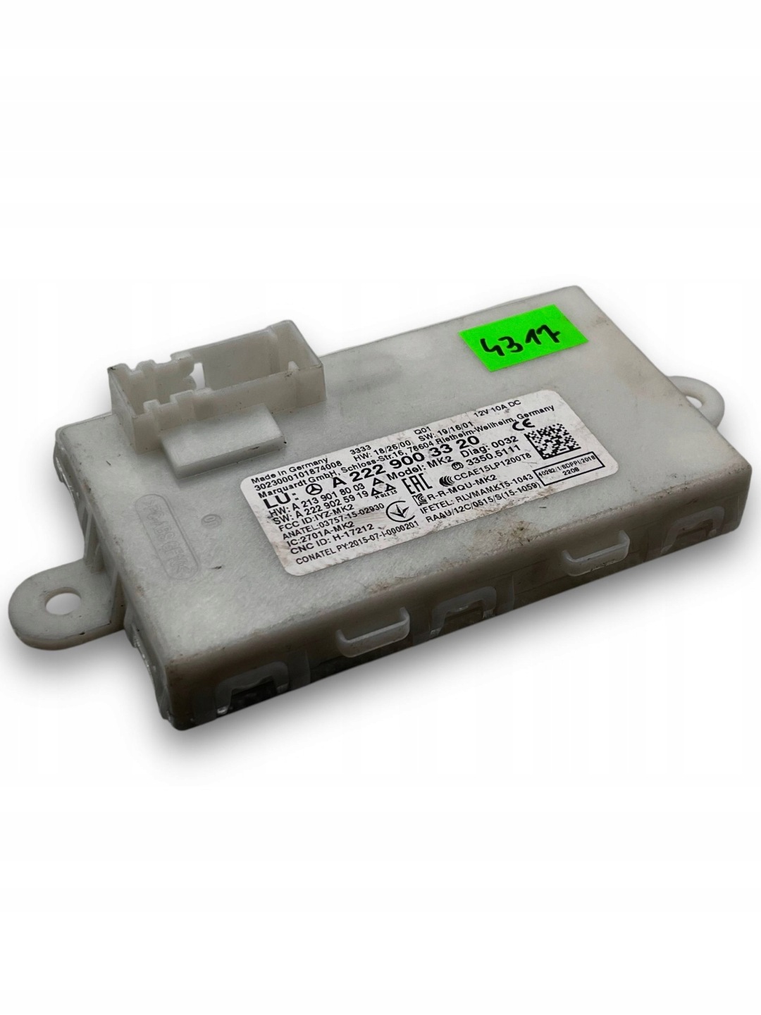 MERCEDES S W222 module control unit KEYLESS A2229003320 $J
