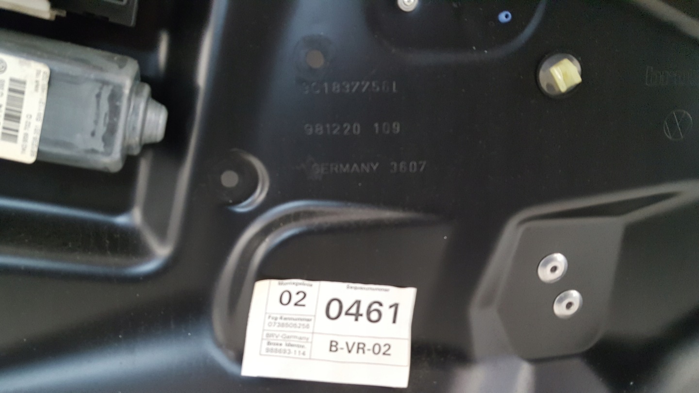 window regulator right front VW Passat B6