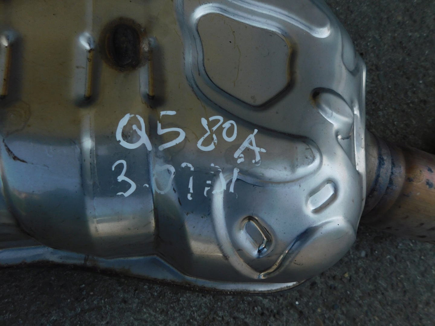 Audi Q5 80a 3.0 TDI muffler, exhaust complete uklad exhaust