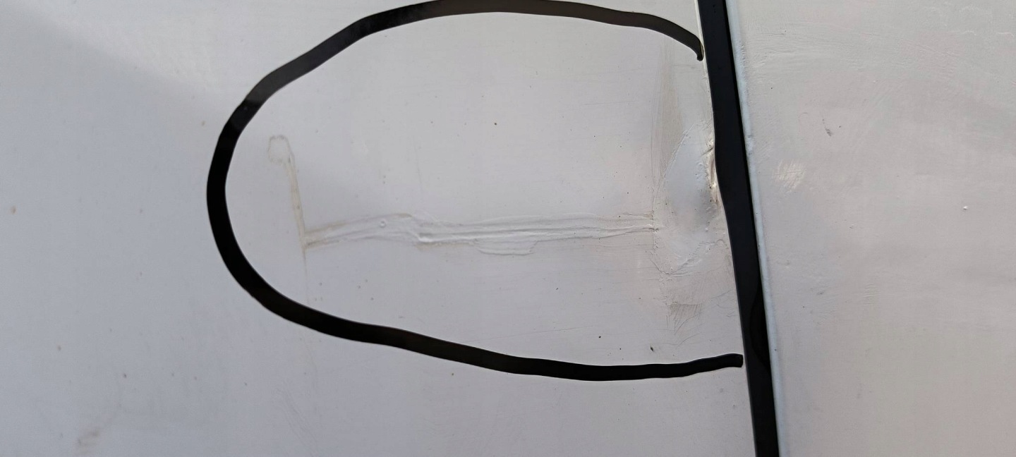 LONGHERONE parafango Destra posteriore FROZEN WHITE FORD TRANSIT CUSTOM L1H1