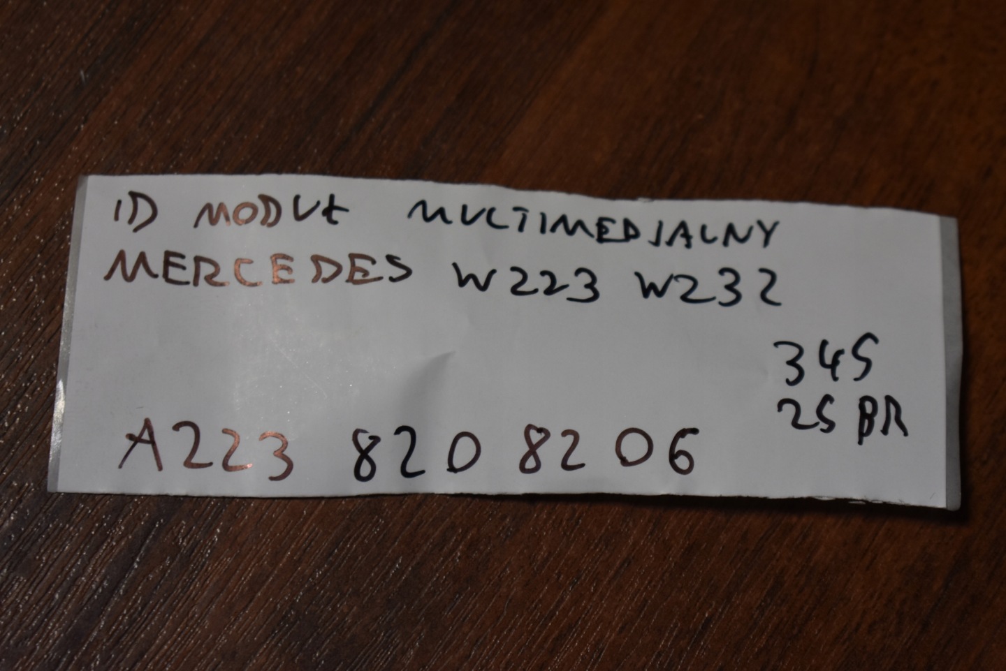 IDEALNY modulo MULTIMEDIALNY MERCEDES W223 W232 1