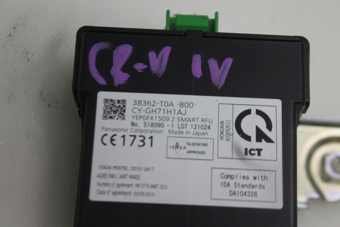 MODULO CENTRALINA 38362-T0A-B00 HONDA CR-V 4 IV 2.2 E-DTEC 12-18