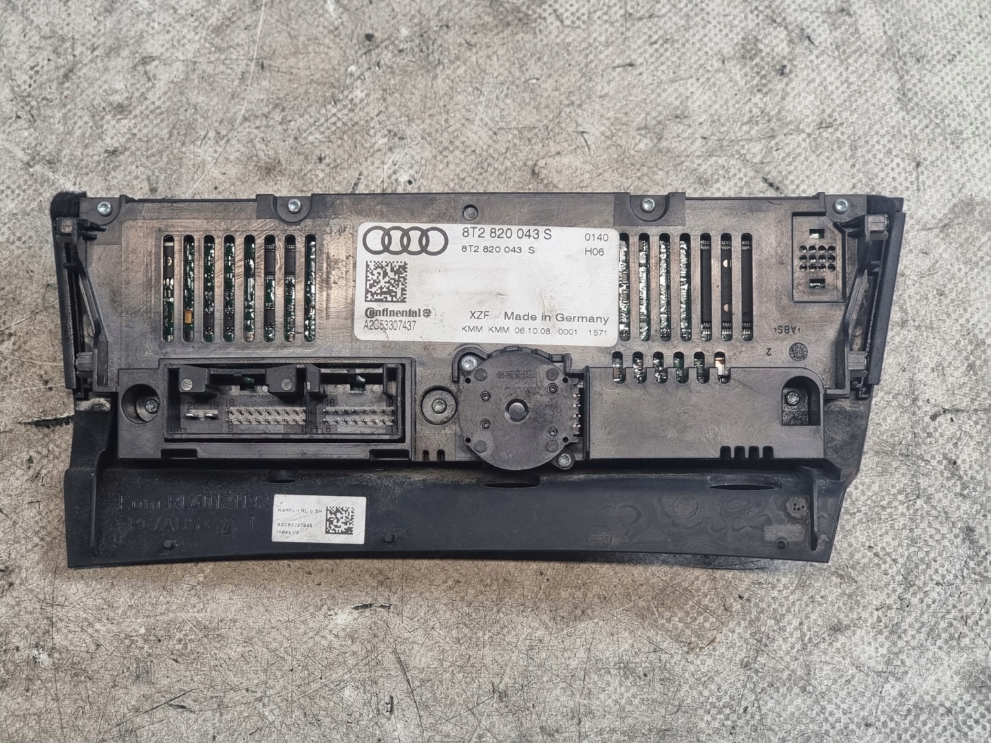 Unite commande clima Bouches buses OE 8T2820043S AUDI A4 B8 ANGLIK 08r
