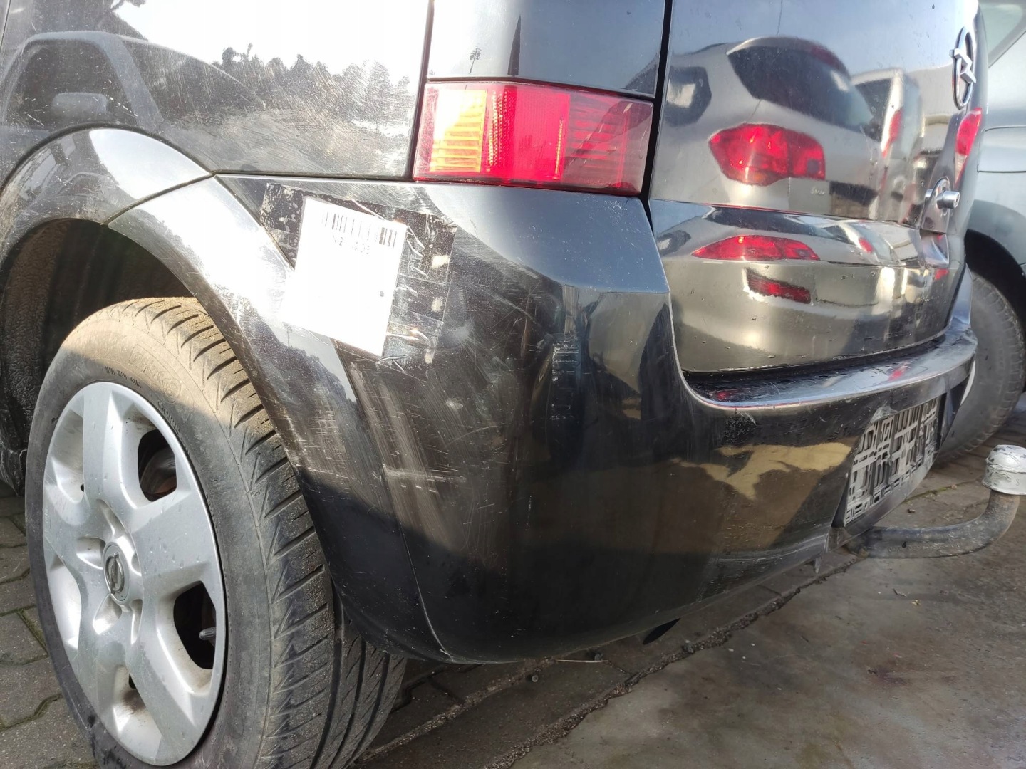 bumper rear part 2HU OPEL MERIVA A