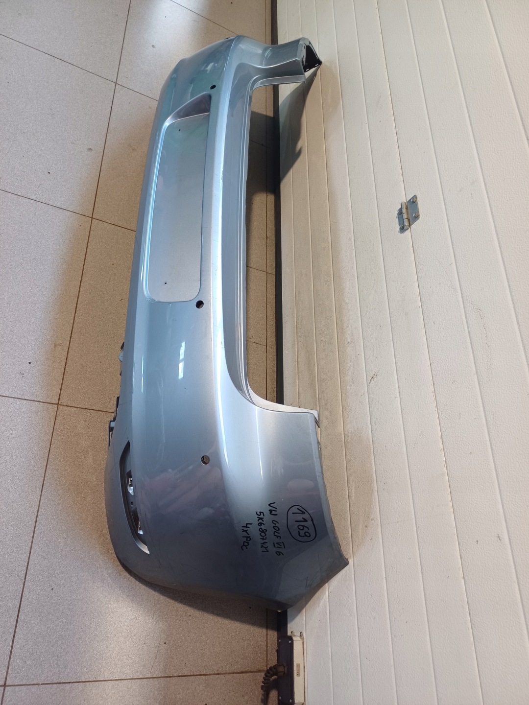 bumper rear part rear VW GOLF VI 6 HB 4 X PDC 5K6807421