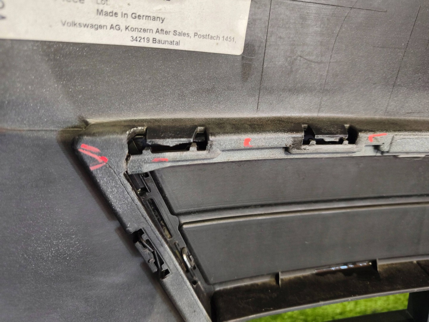 front bumper front VW TIGUAN 12- LIFT NR.9964