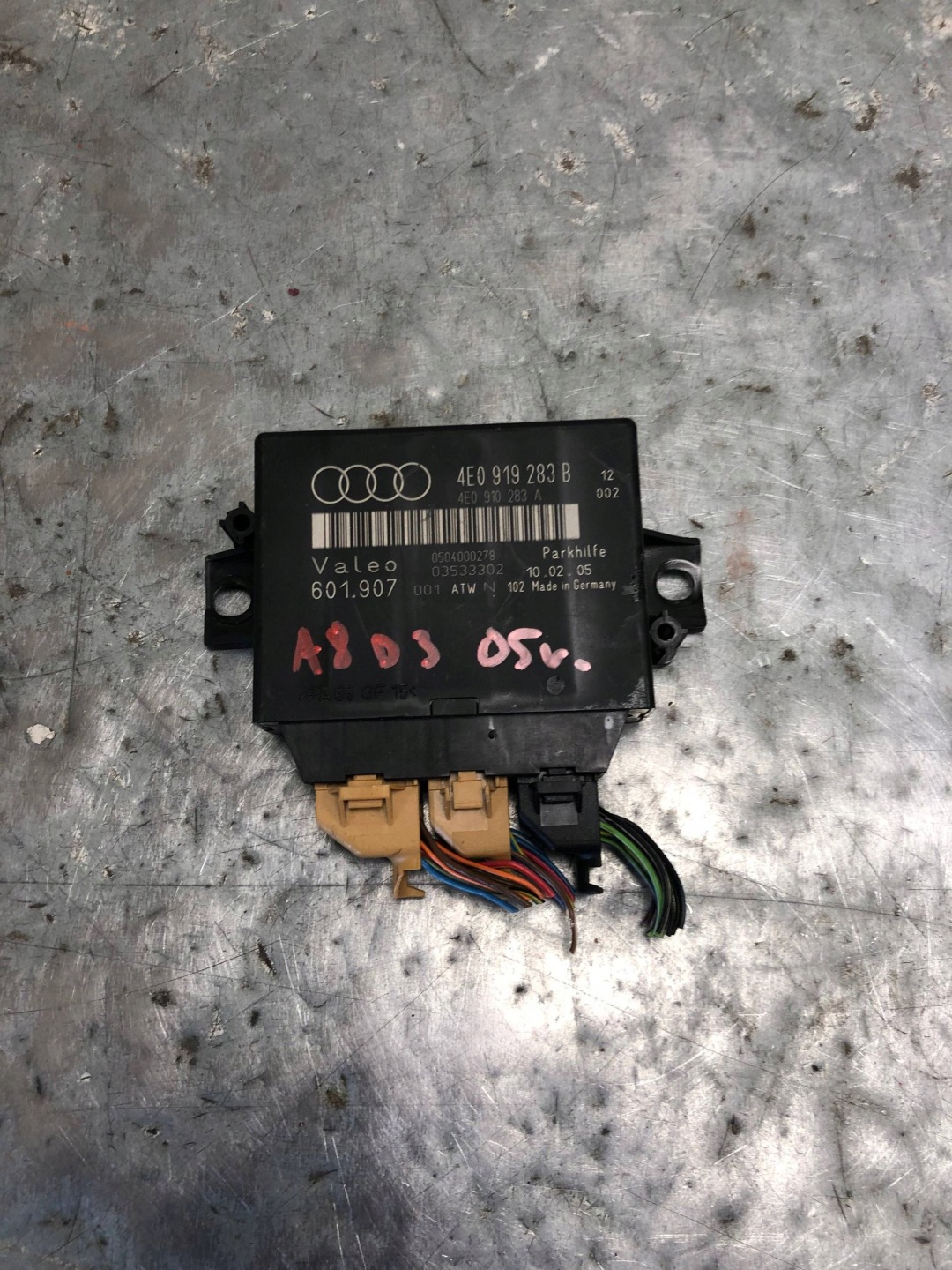 modulo PDC AUDI A8 D3 4E0919283B