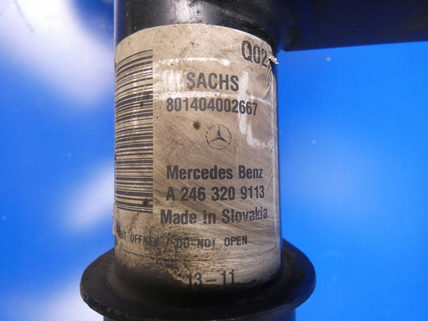 MERCEDES B W246 shock absorber left front front ZE spring