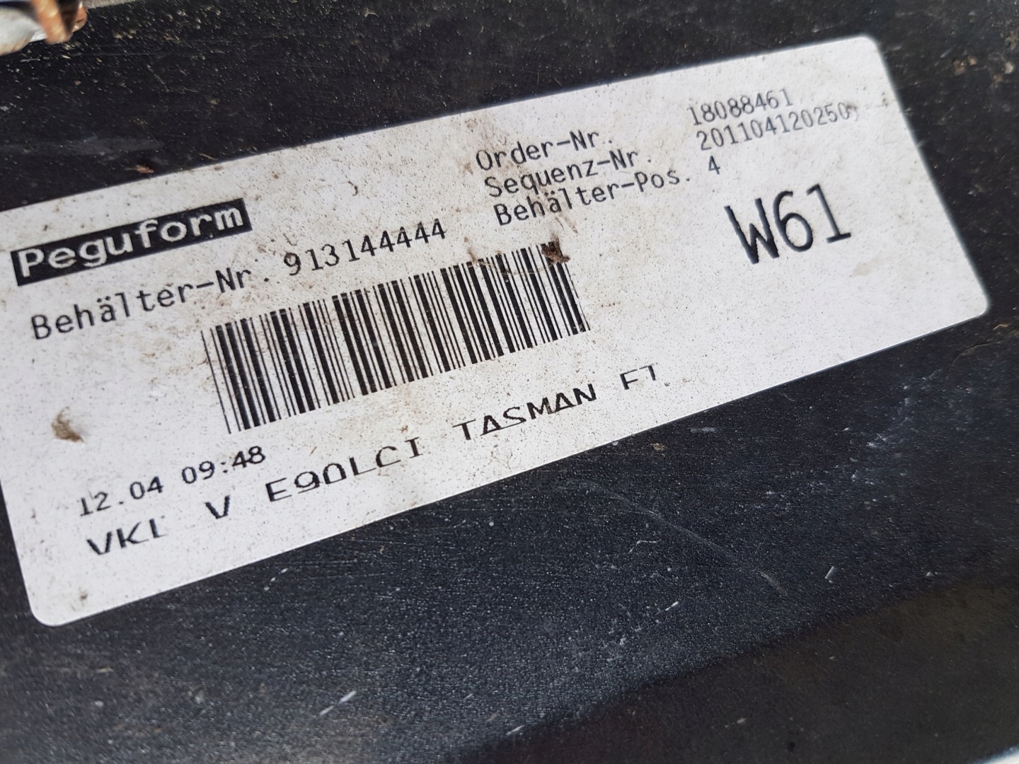 front bumper BMW E90 E91 LCI 7204250