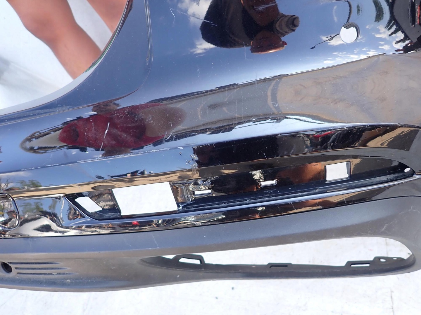 PORSCHE PANAMERA II 2 16- bumper rear part rear PDC