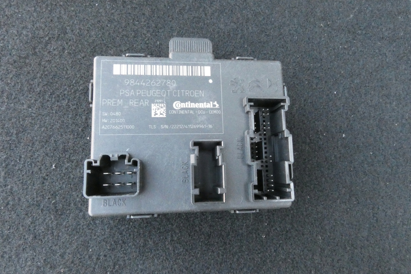 Module Central de la serrure DS4 9844262780 9844262680 9844261880