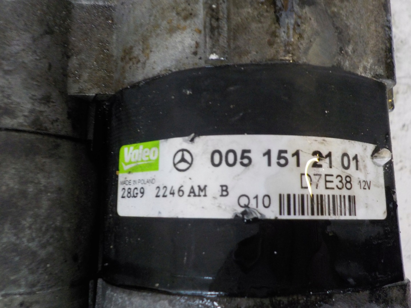 MERCEDES-BENZ W168 1.4 16V B ORG starter A0051512101
