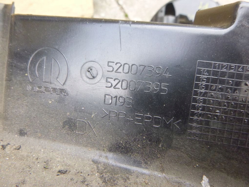 FIAT 500 LIFT ABARTH mudguard right rear.