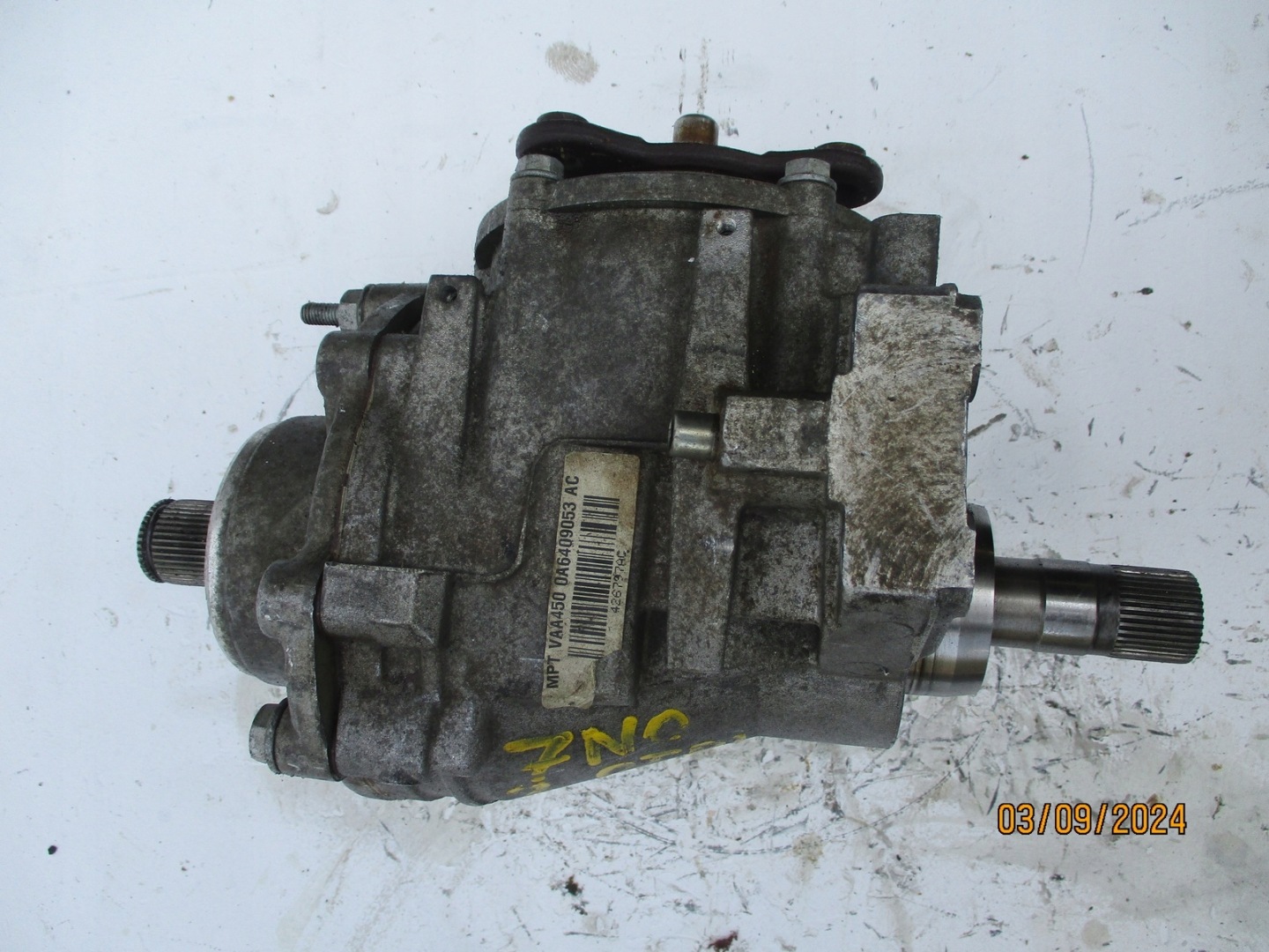 REDUKTOR gearboxes VW SHARAN 7N0 2,0TDI 0A6409053AC