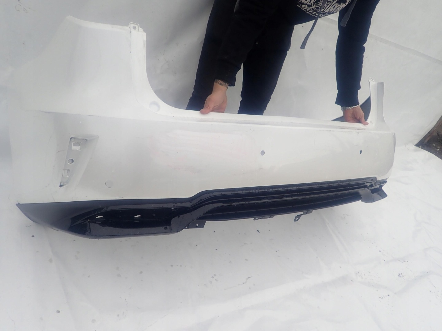 LEXUS RX IV 4 15-19 bumper rear part rear PDC