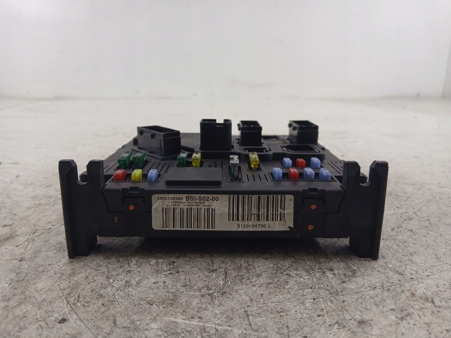 PEUGEOT 407 Module fusibles Module BSI 9655708380
