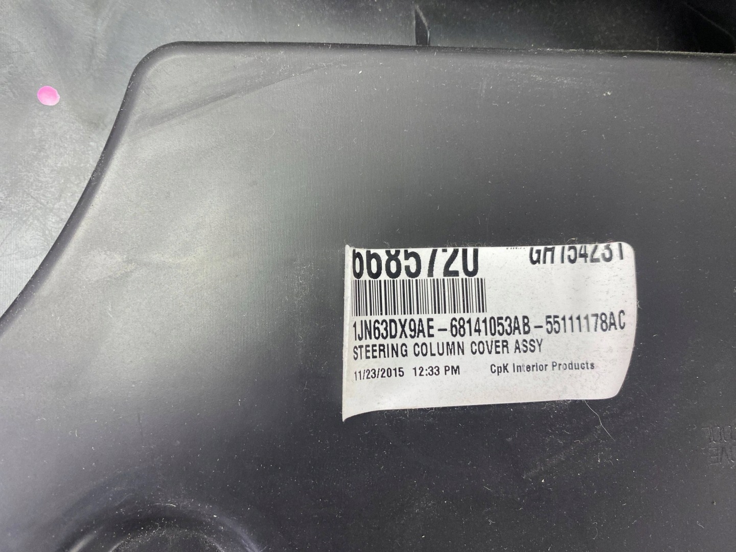 Blende Abdeckung der Lenksäule lenkrad Dodge Charger Challenger 2015+