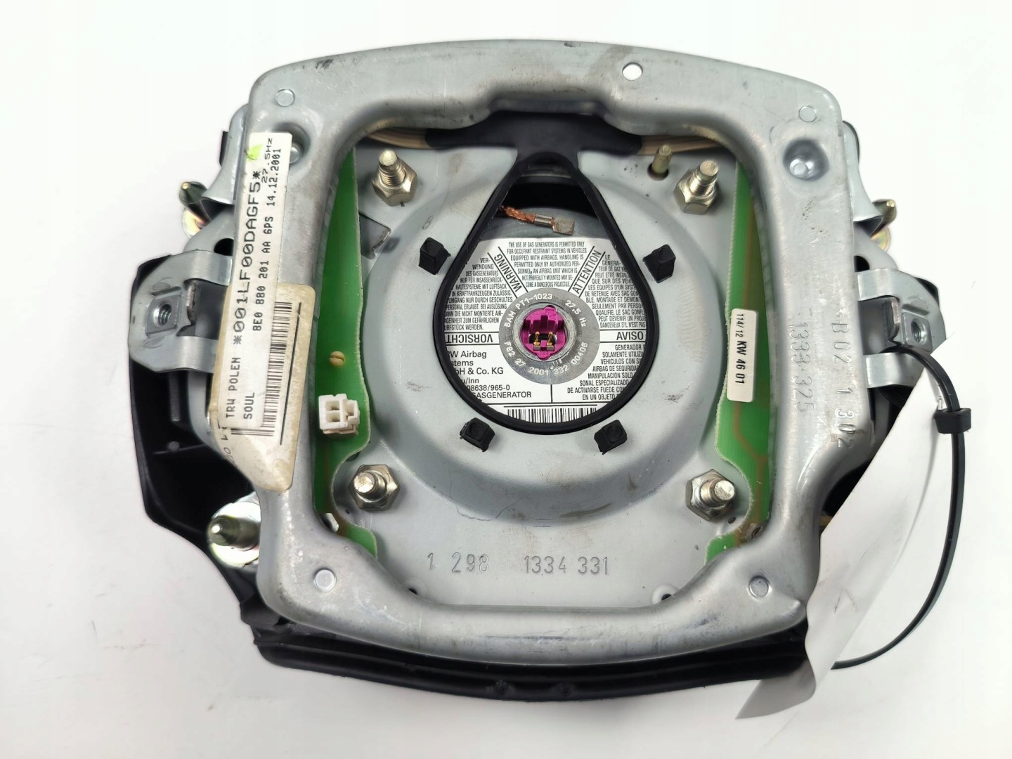 airbag airbag 8E0880201AA AUDI A3 8L LIFT