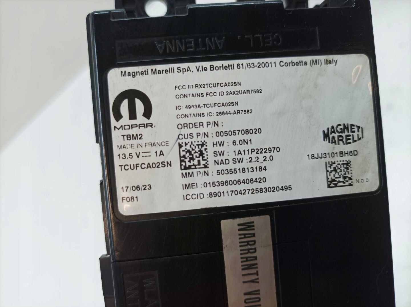 modulo 00505708020 Alfa Romeo Tonale e ( (2022- )