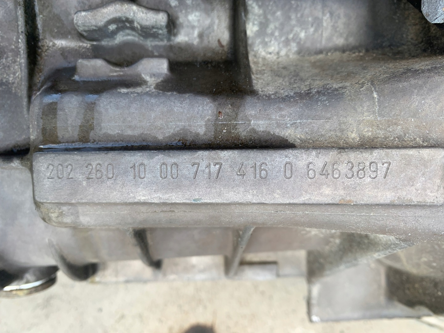 Getriebe MERCEDES W202 W210 C180 2.0D 2.2D 716603