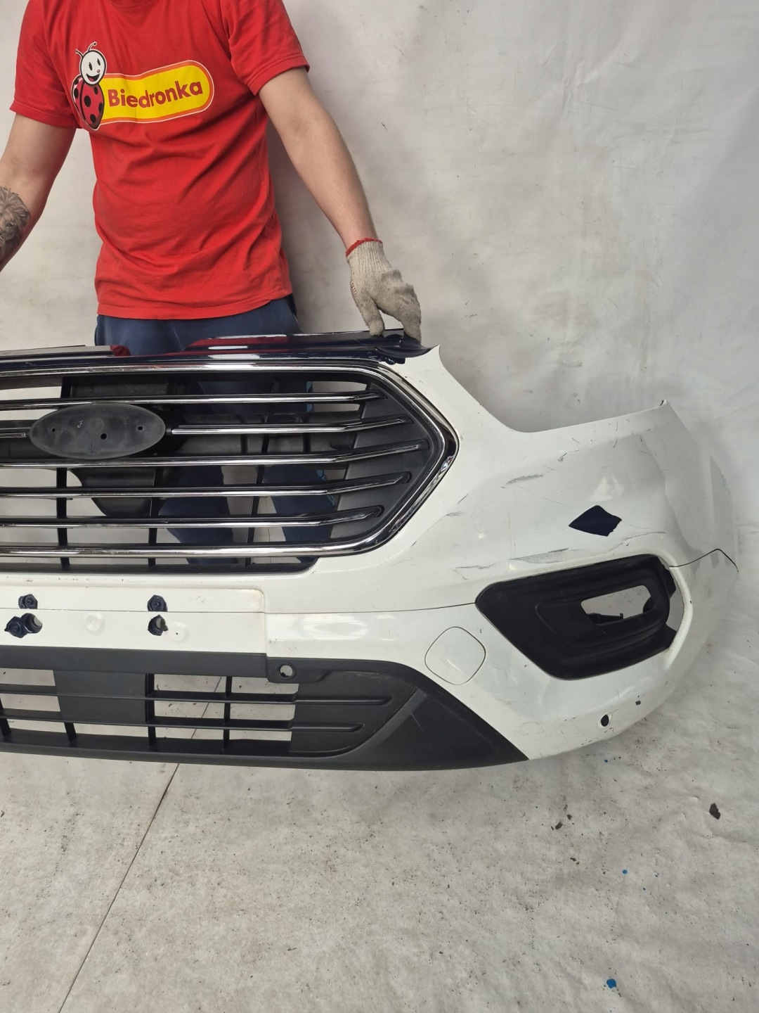 FORD TRANSIT CUSTOM and 1 MK1 LIFT 17-23 bumper front front PDC