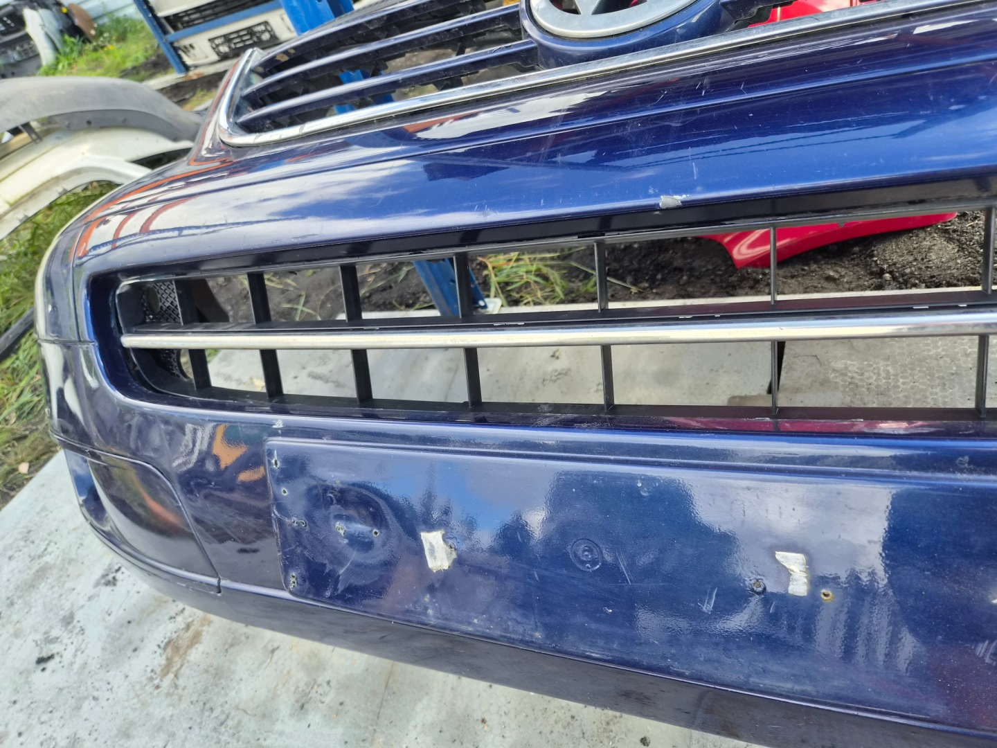VW T5 Frontstoßstange vorne Caravelle Multivan blauer/ graphit