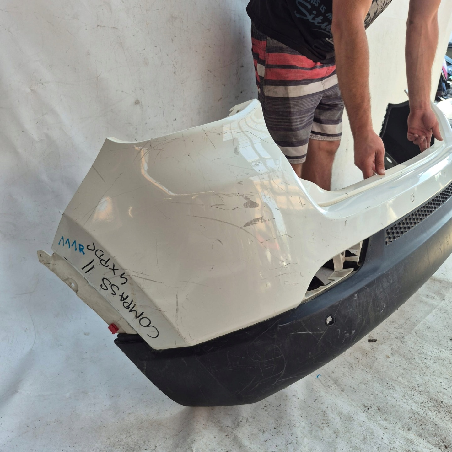 JEEP COMPASS II 2 16-> bumper rear part rear PDC