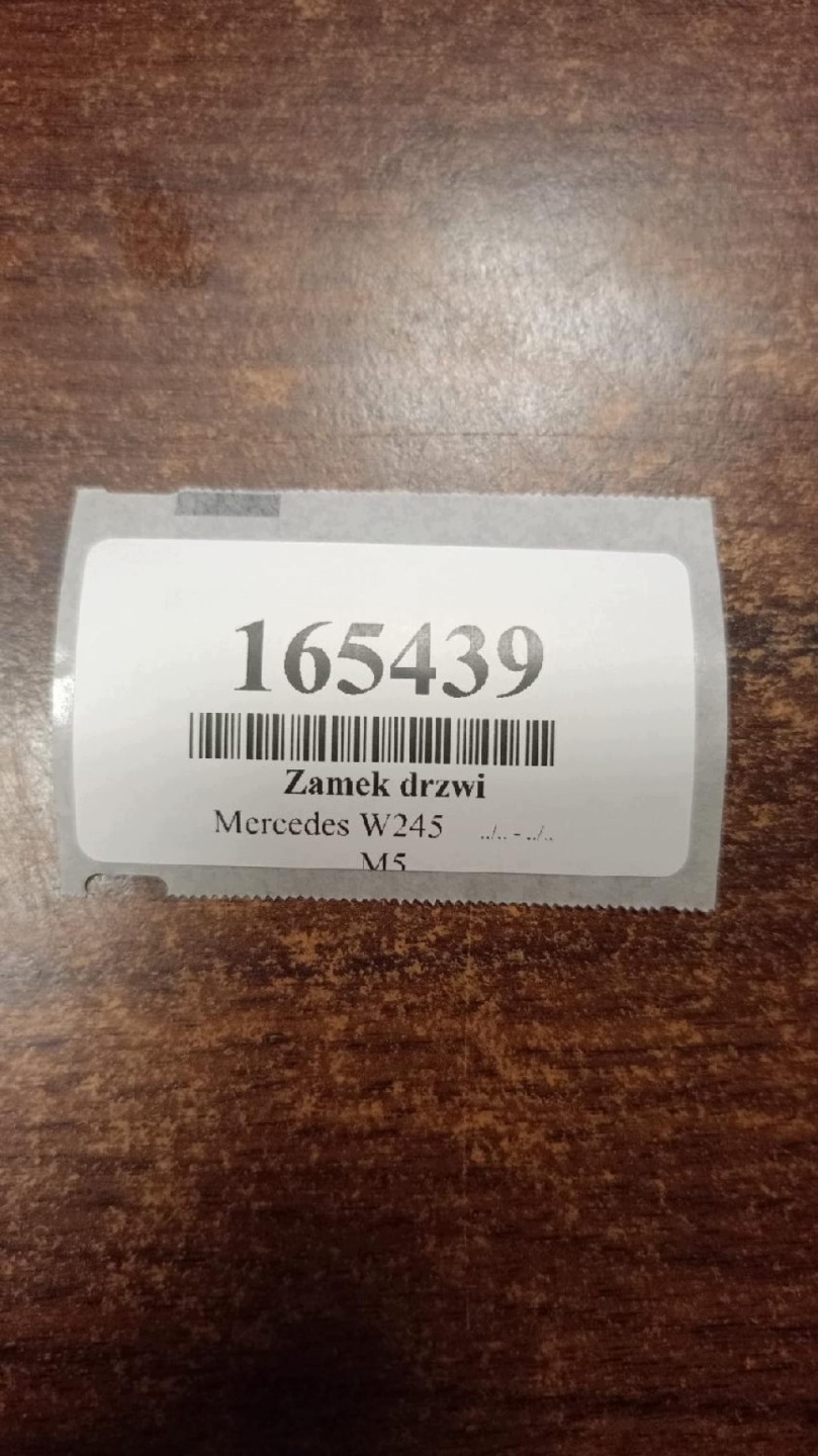 MERCEDES B class W245 lock door right rear part 1697302235