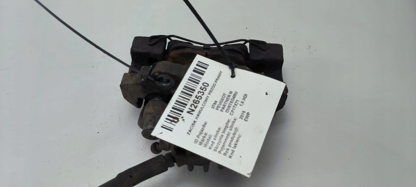 caliper brake rear part right 1.6 HDI PEUGEOT PARTNER II