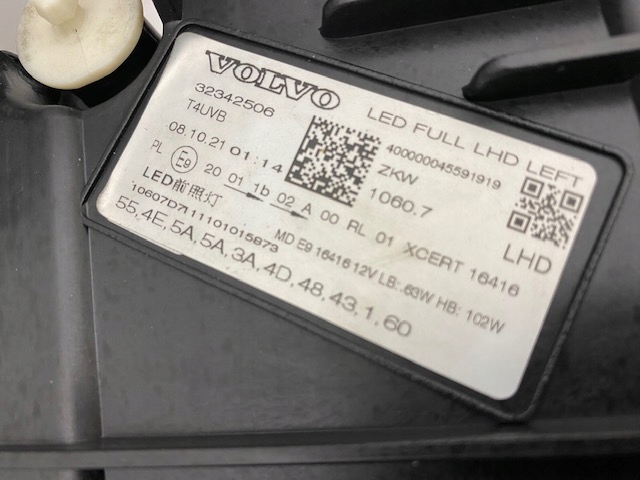 light left Volvo XC60 LIFT Full Led 2021