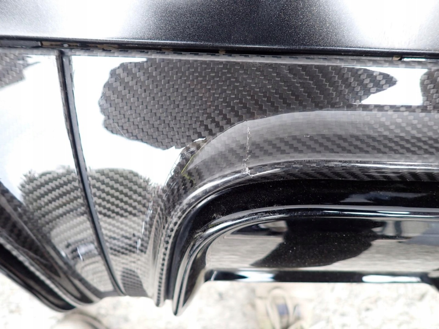 bumper rear part rear CUPRA FORMENTOR 5FF KM7 VZ5 CARBON 2021- 5FF807568E